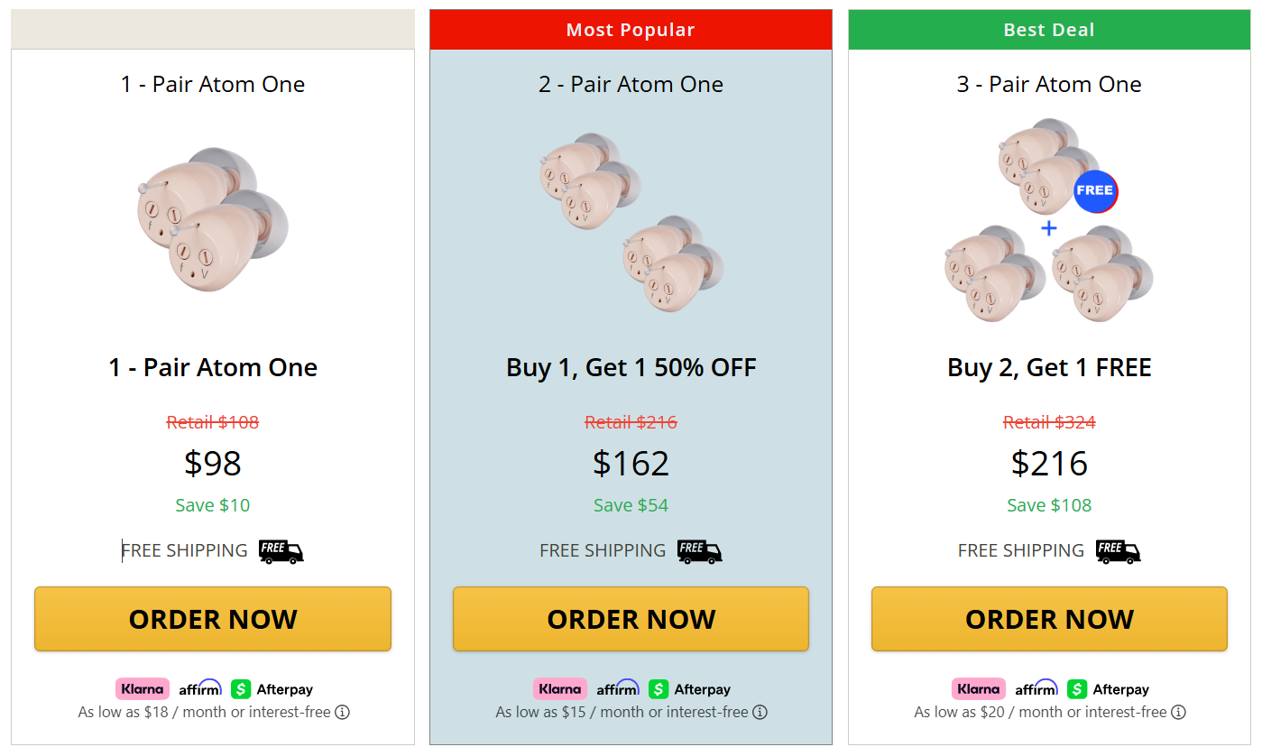 Audien Atom Price Details