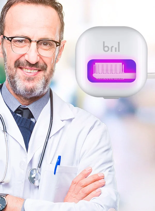 Bril Toothbrush Sterilizer Dentist Recommended UV Technology