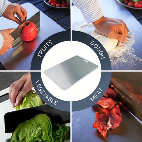 KatuChef Titanium Cutting Board Use