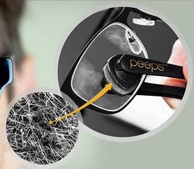 Peeps EyeGlass Cleaner Uses