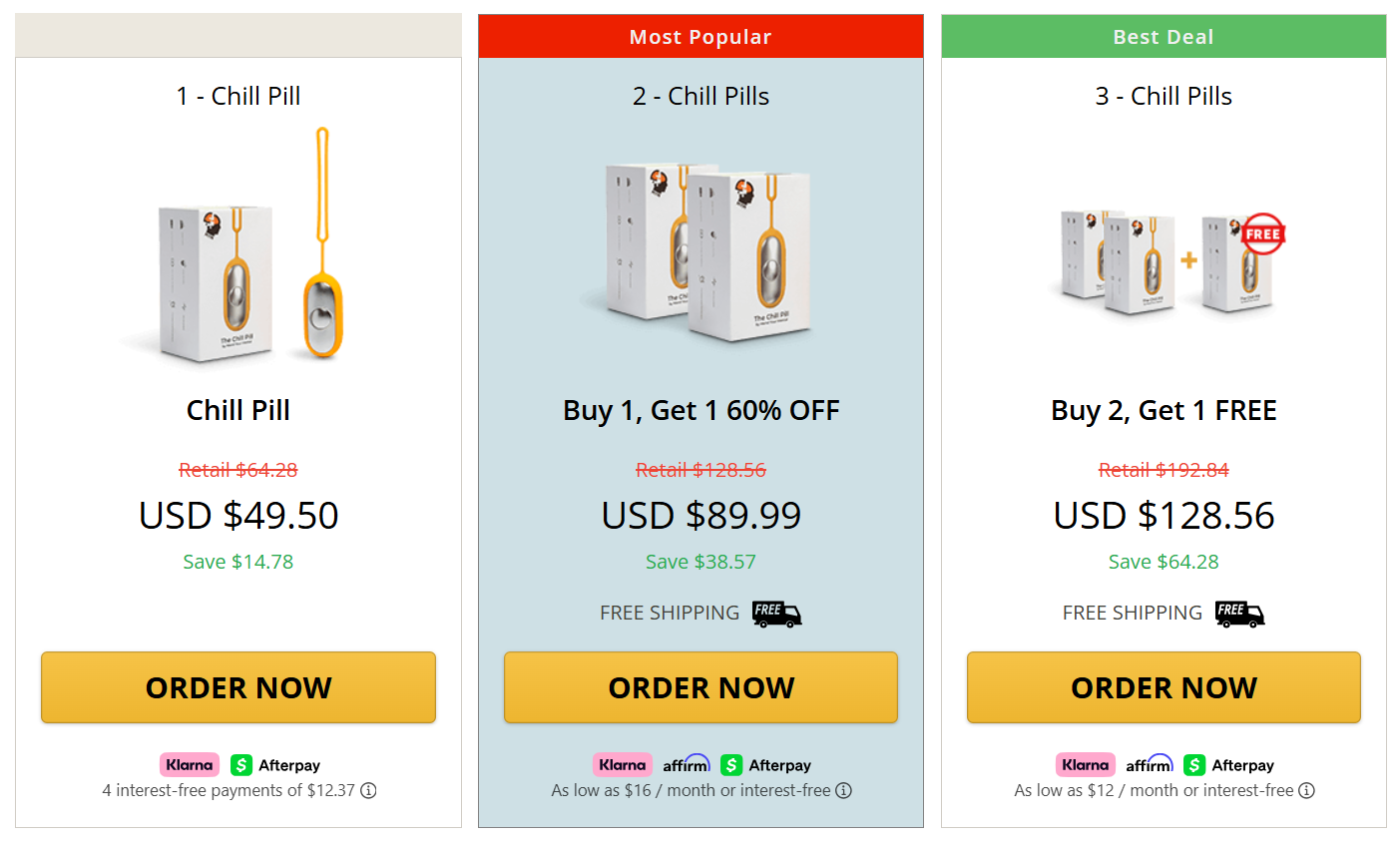 The Chill Pill Device Price Details